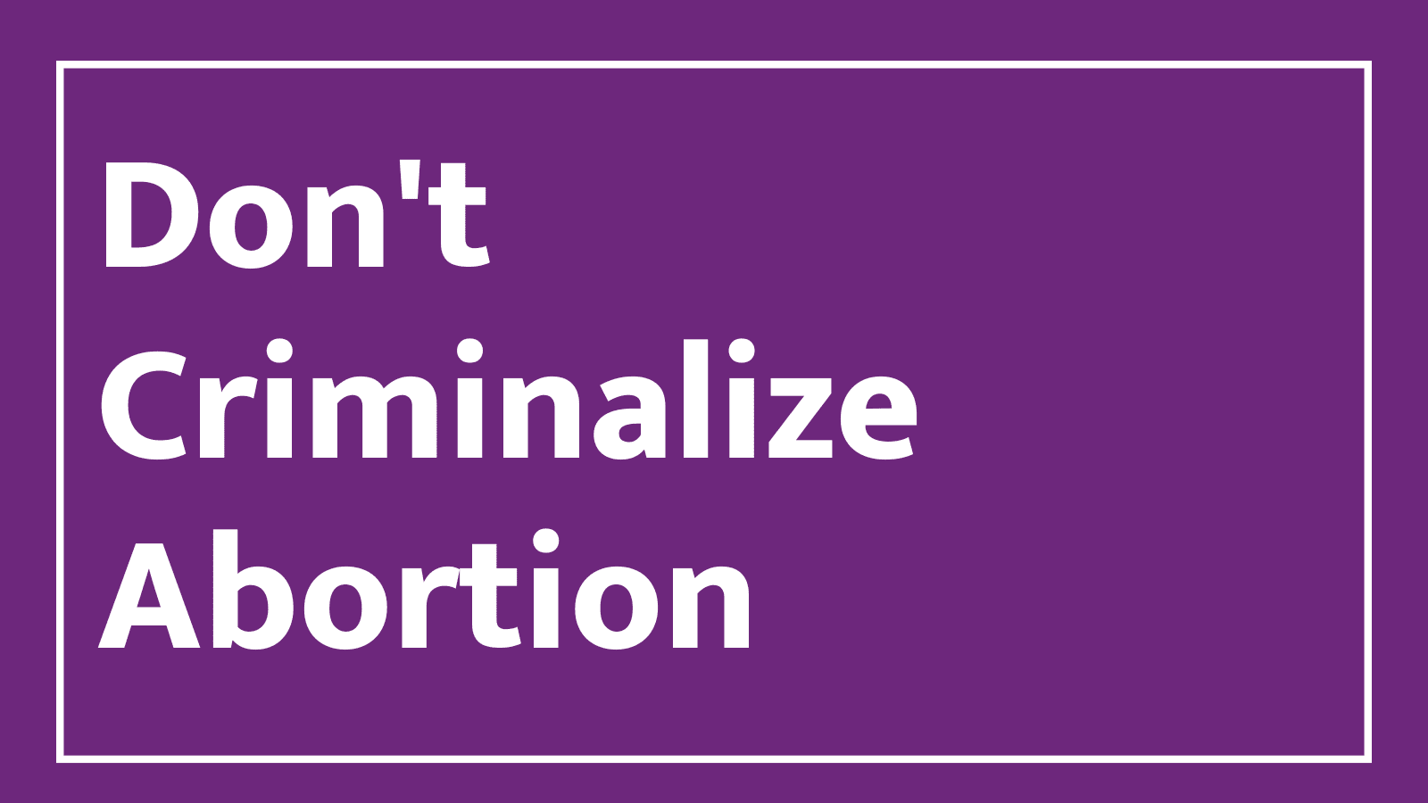 criminalize
